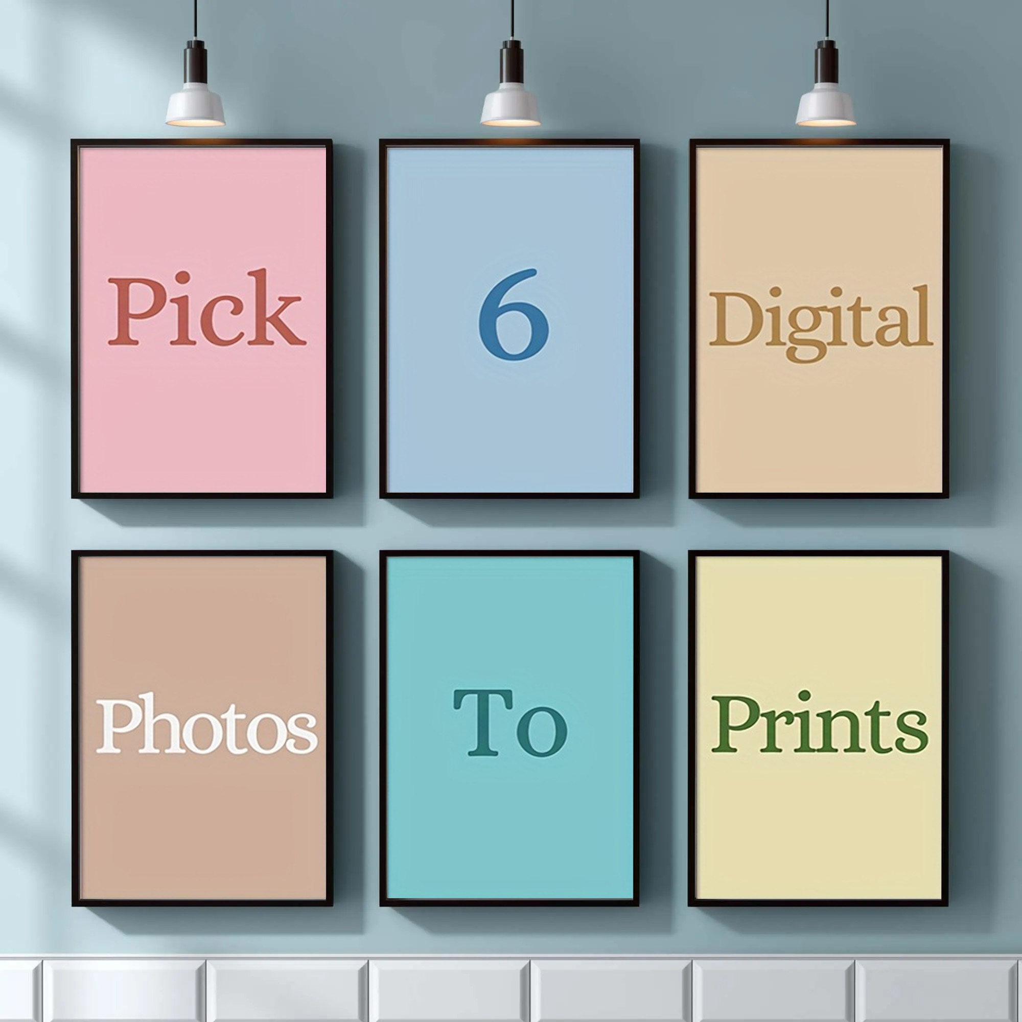 Photography Ideas - 4/5/6pcs Custom Canvas Printing Personalized Photo