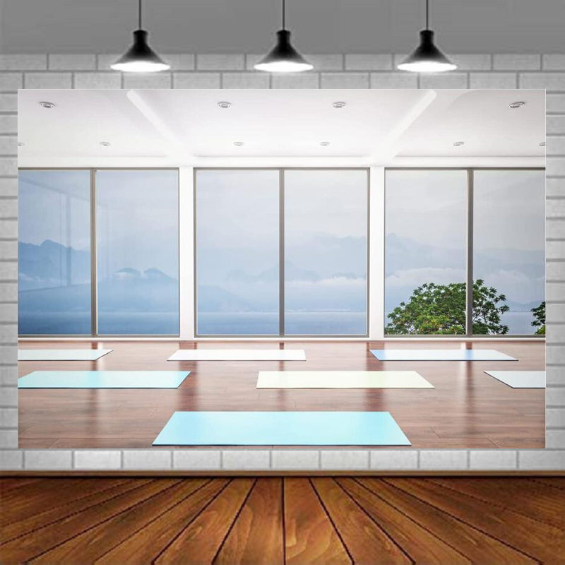 Photography Yoga - Fitness Yoga Photography Backdrop Gym Decoration