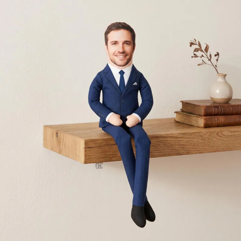 Photography Ideas - Personalized dad photo plush toy, customized