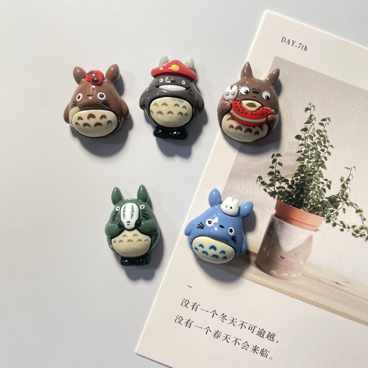 Photography Ideas - Totoro Anime Resin Fridge Magnet Cute