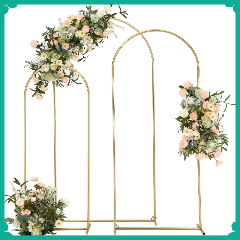 Golden Arch Frame Wedding Stan - Backdrop Stand Kit review and price