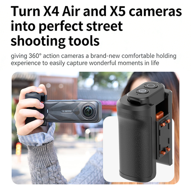 Street Photography Handle Grip - Photography Grip Insta360 X5 review and price