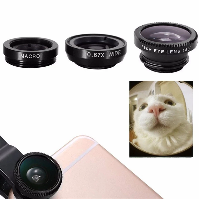 3in1 Fisheye Wide Angle Micro  - Photography Zooming review and price