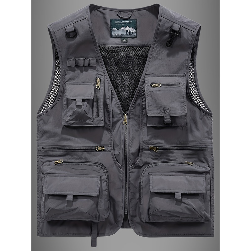 Men's Outdoor Vest New Multifu - Photography Of A Man review and price