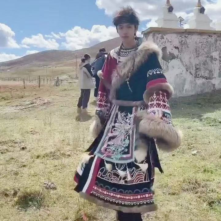 Classic Embroidered Tibetan Ro - Photography Of A Man review and price