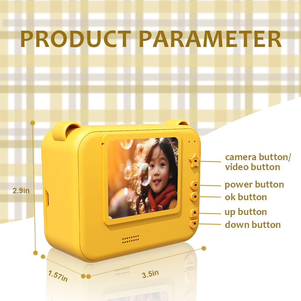 Kids Instant Print Camera 1080 - Photography Zooming review and price