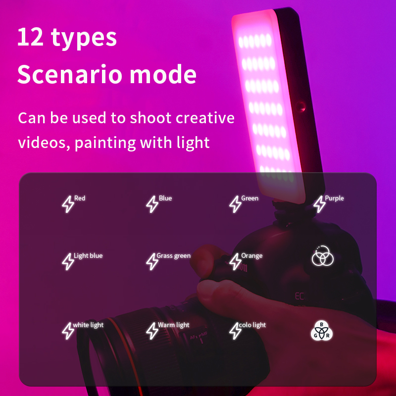 RGB Video Light Portable LED C - Video Led Light Panel review and price