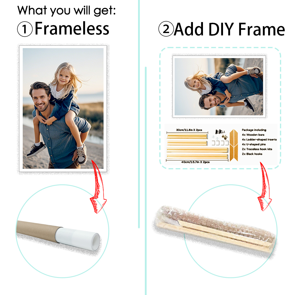 1Pc Customized all size canvas - Photography Pose review and price