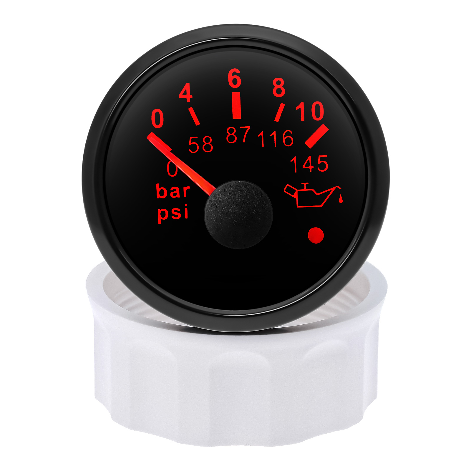 Red LED Oil Pressure Gauge 52m - Light Meter Incident review and price
