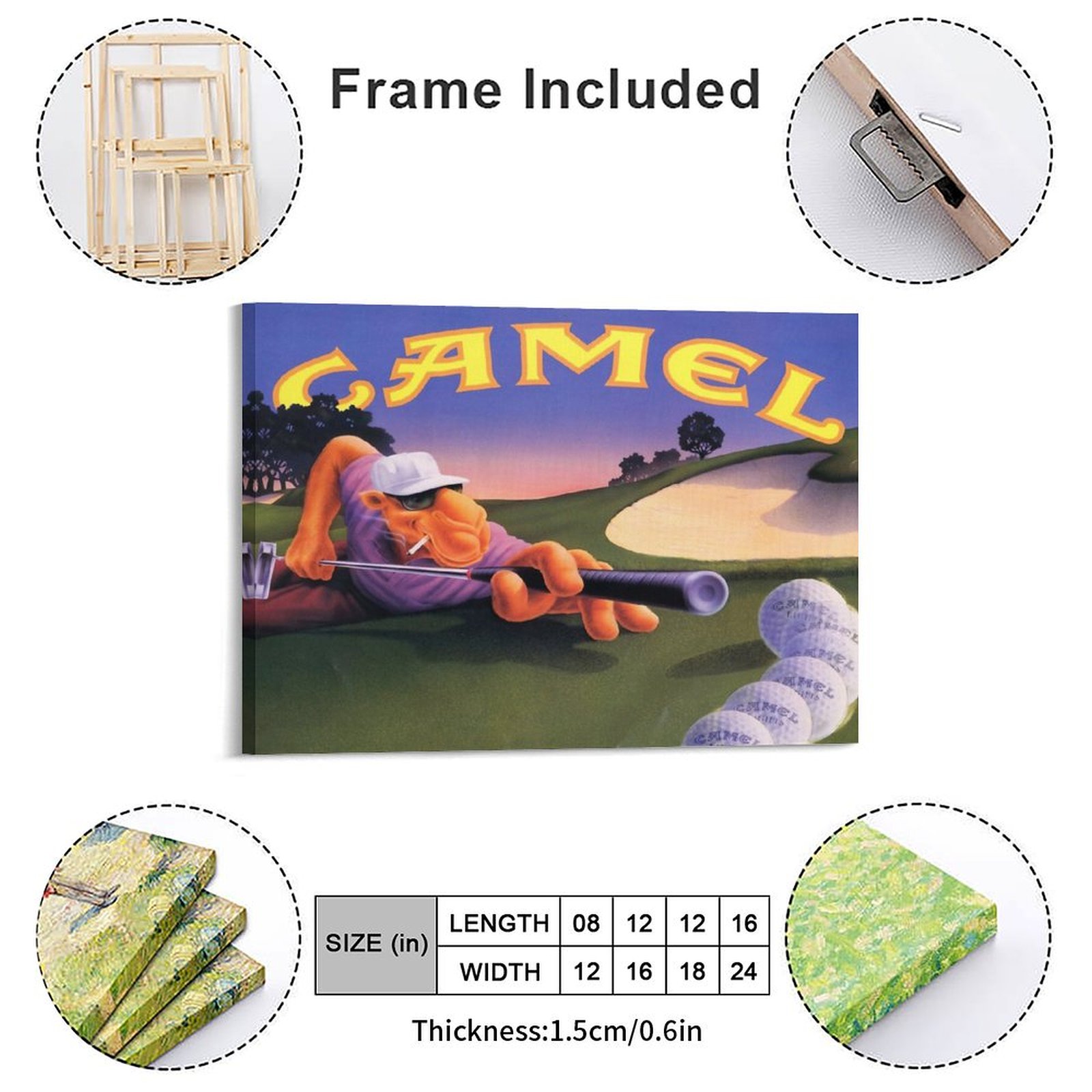 Vintage Joe Camel Roulette Ad  - Photography Pose review and price