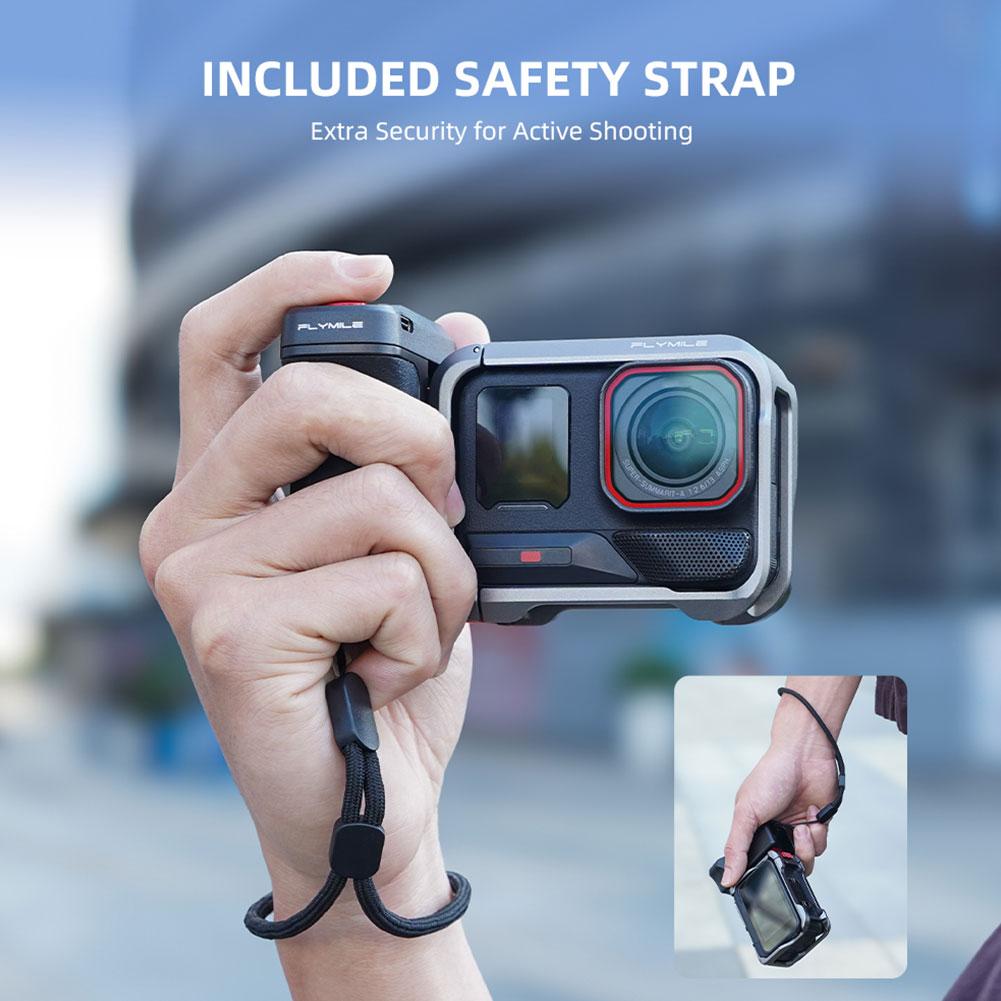 Metal Quick-Release Street Pho - Photography Grip Insta360 X5 review and price