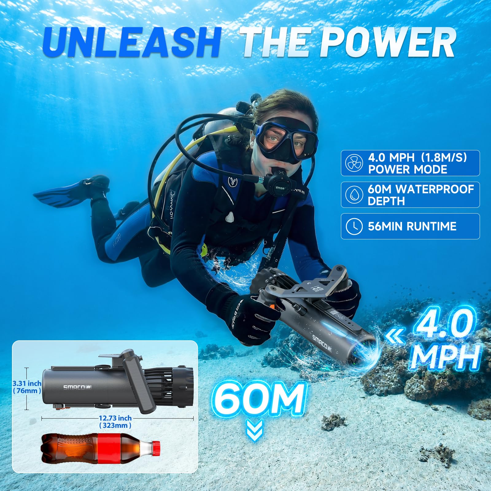 SMACO Underwater Scooter Dual  - Photography Outdoor review and price