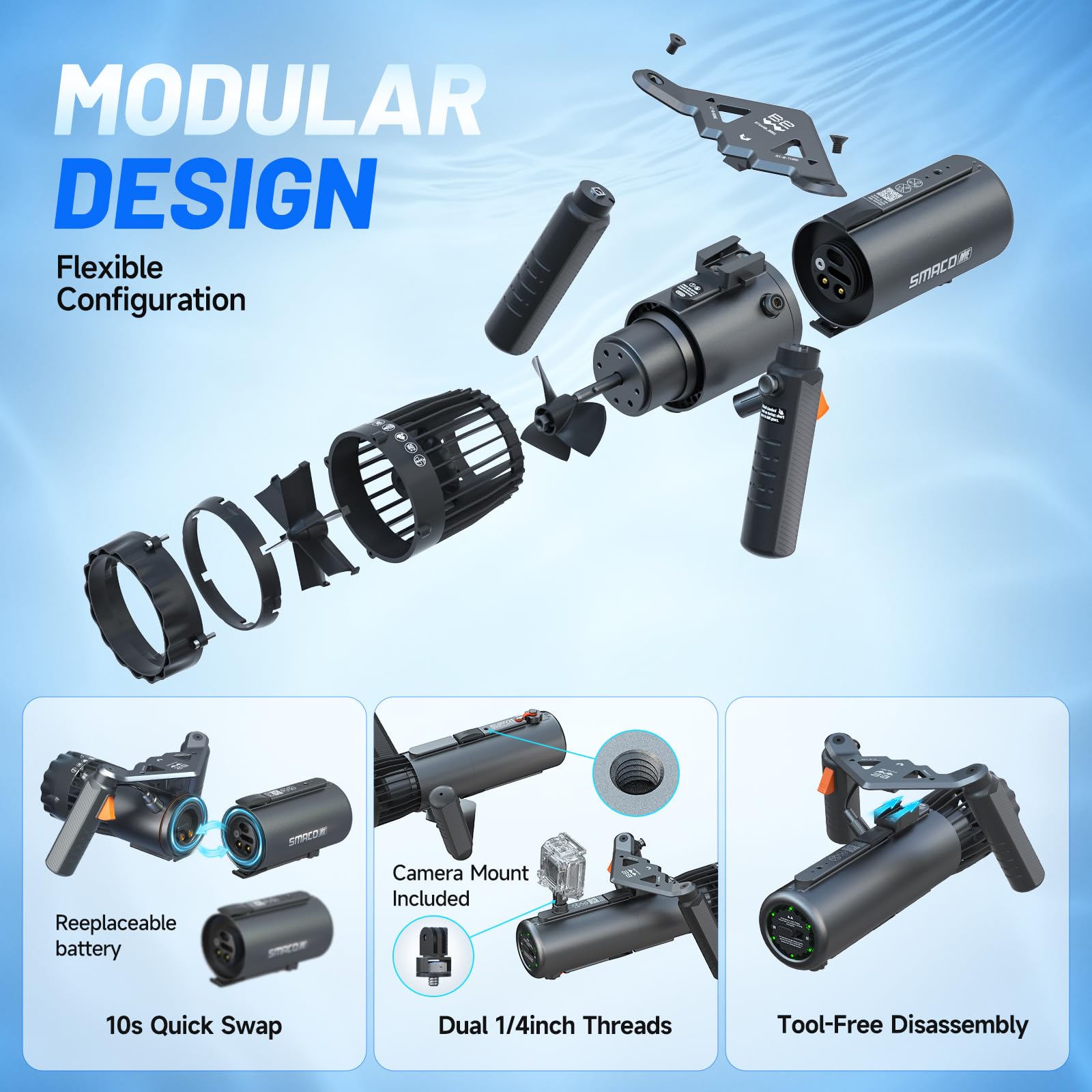 SMACO Underwater Scooter Dual  - Photography Outdoor review and price