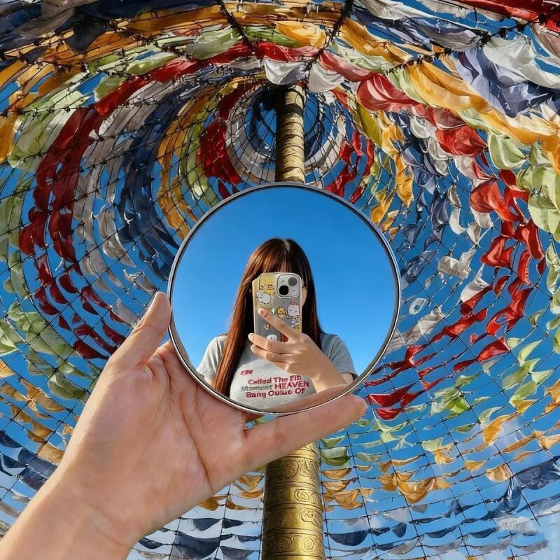 Handheld Selfie Mirror Portabl - Photography Solo review and price