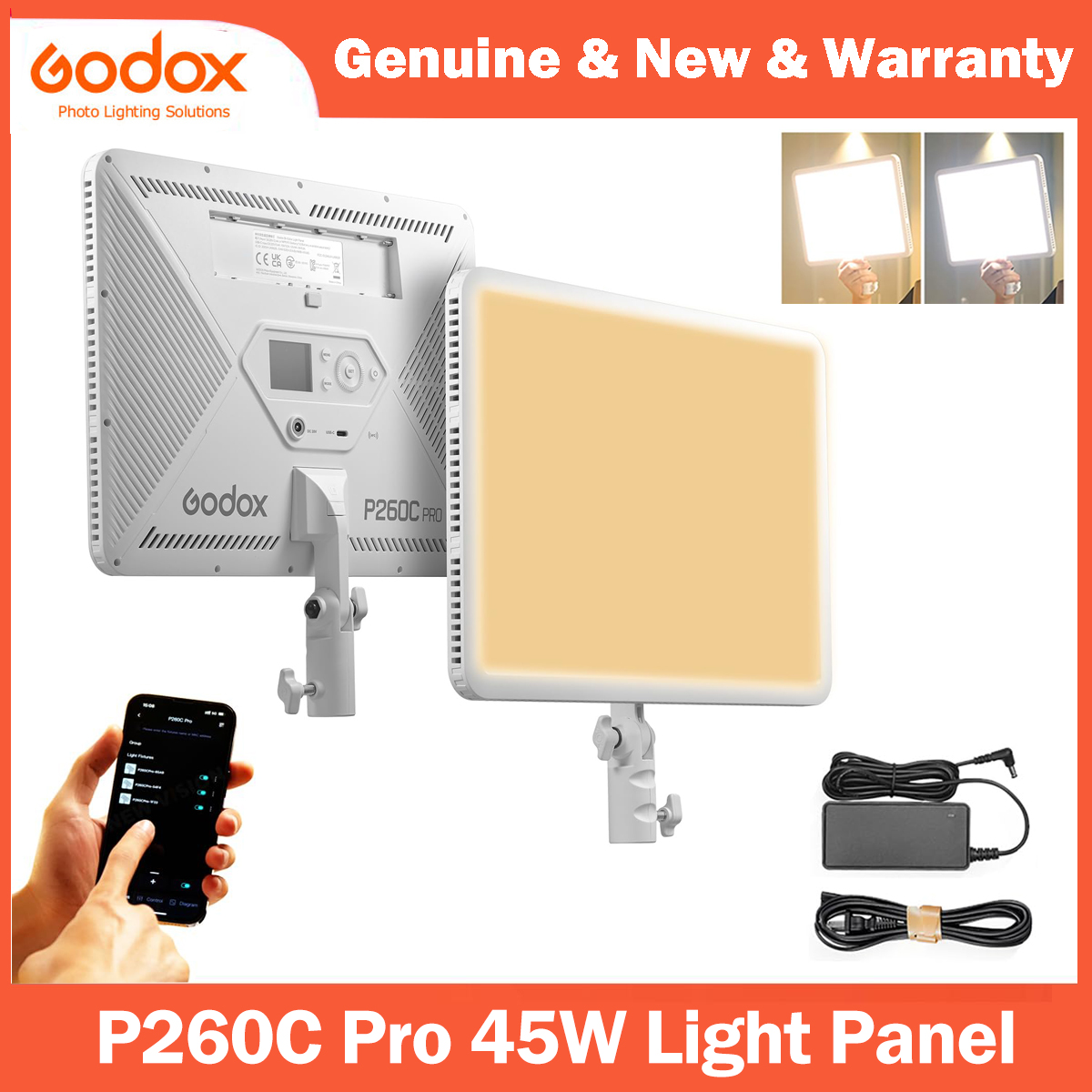Godox P260C Pro LED Video Ligh - Video Led Light Panel review and price