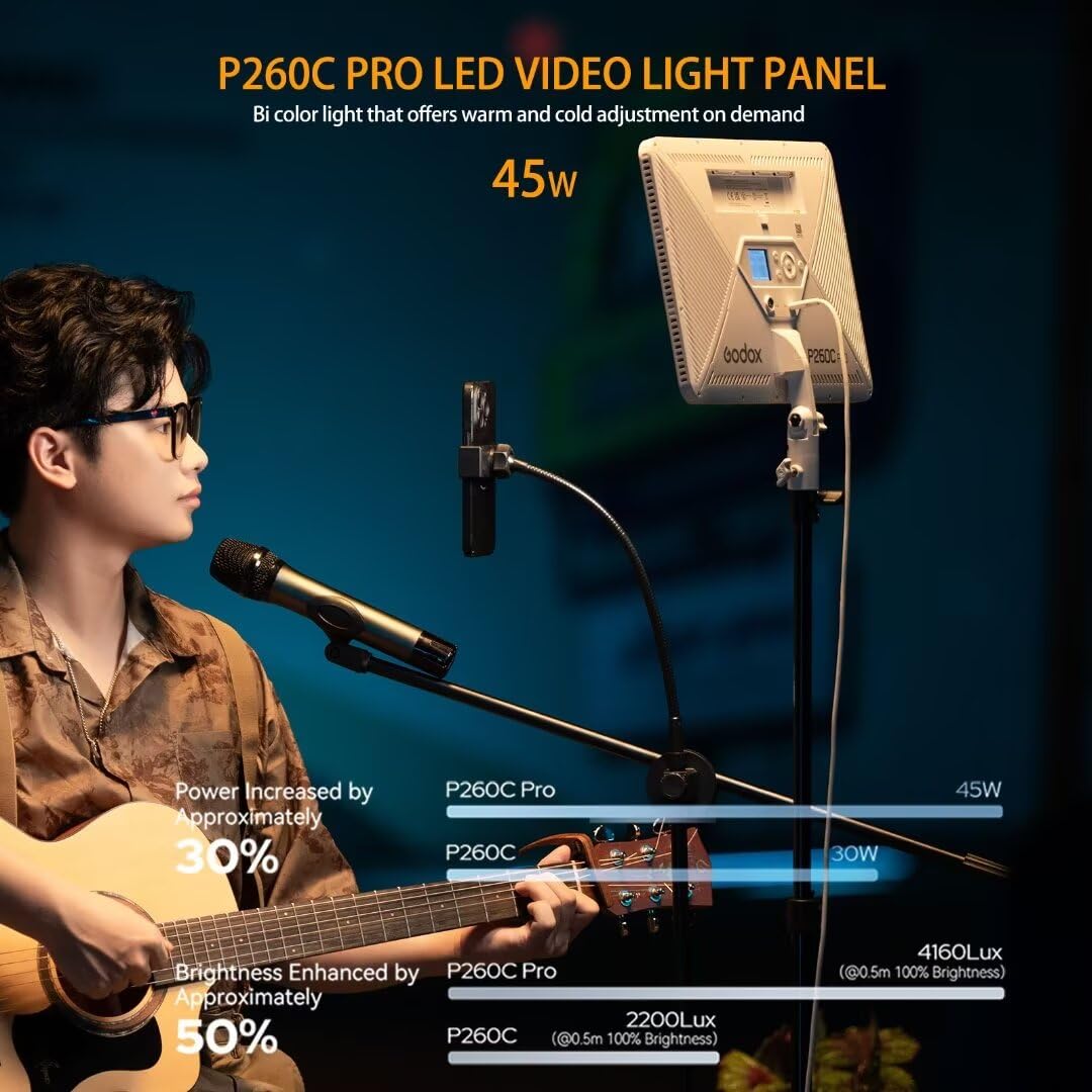 Godox P260C Pro LED Video Ligh - Video Led Light Panel review and price