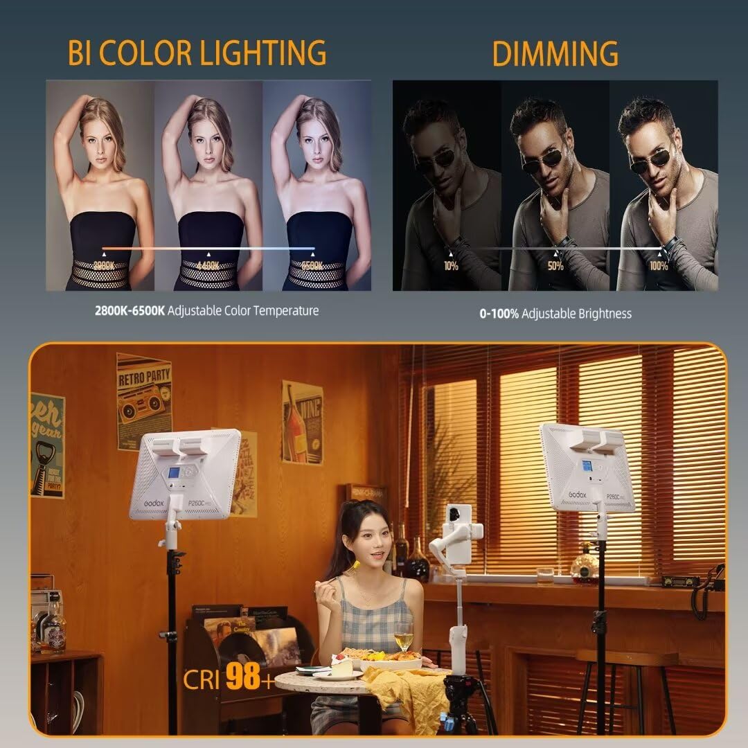 Godox P260C Pro LED Video Ligh - Video Led Light Panel review and price