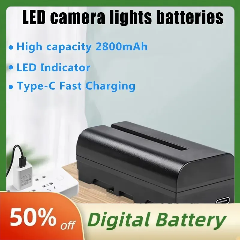 NP-F550C NP-F550 F570 Battery  - Video Led Light Panel review and price