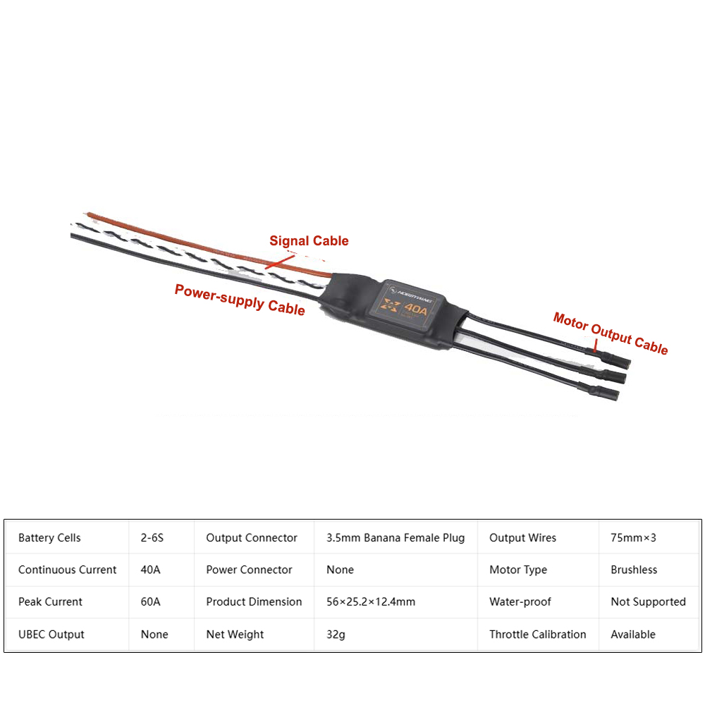 Hobbywing XRotor 40A Brushless - Photography Types review and price