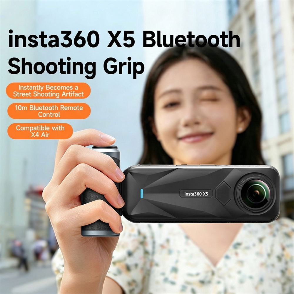 VRIG GA-08SE Street Photograph - Photography Grip Insta360 X5 review and price
