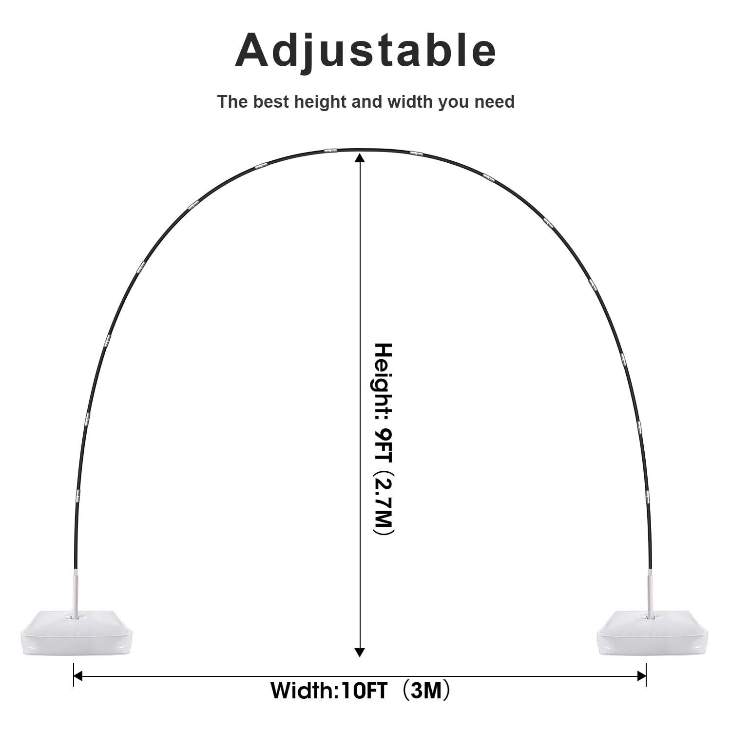 Chamvis Balloon Arch Kit, 9FT  - Backdrop Stand Kit review and price