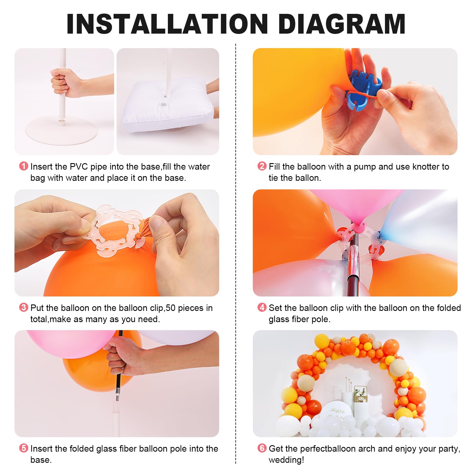 Chamvis Balloon Arch Kit, 9FT  - Backdrop Stand Kit review and price