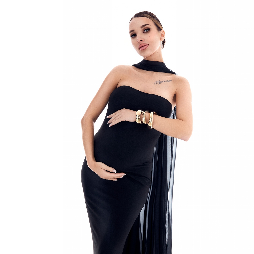 Black Shawl Maternity Photogra - Photography Club review and price