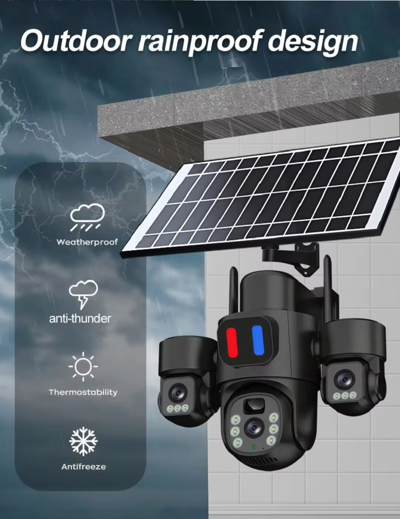 WIFI Solar PTZ Camera Outdoor  - Photography Zooming review and price