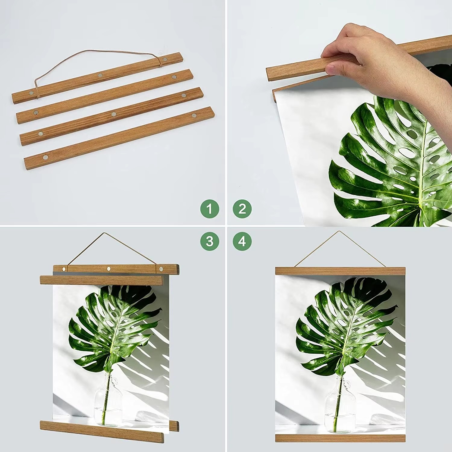 21-90cm Magnetic Wooden Pictur - Photography Types review and price