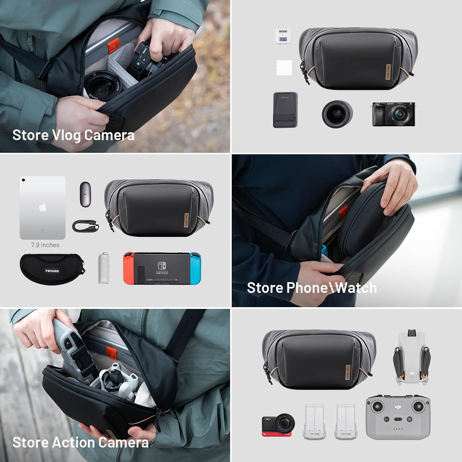 PGYTECH 4L Camera Sling Bag PU - Photography Solo review and price